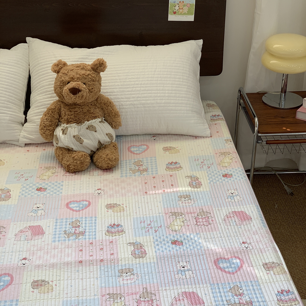 91家纺网 家纺一手货源 找家纺 秘密基地 2025新款全棉单品床笠系列 甜品屋