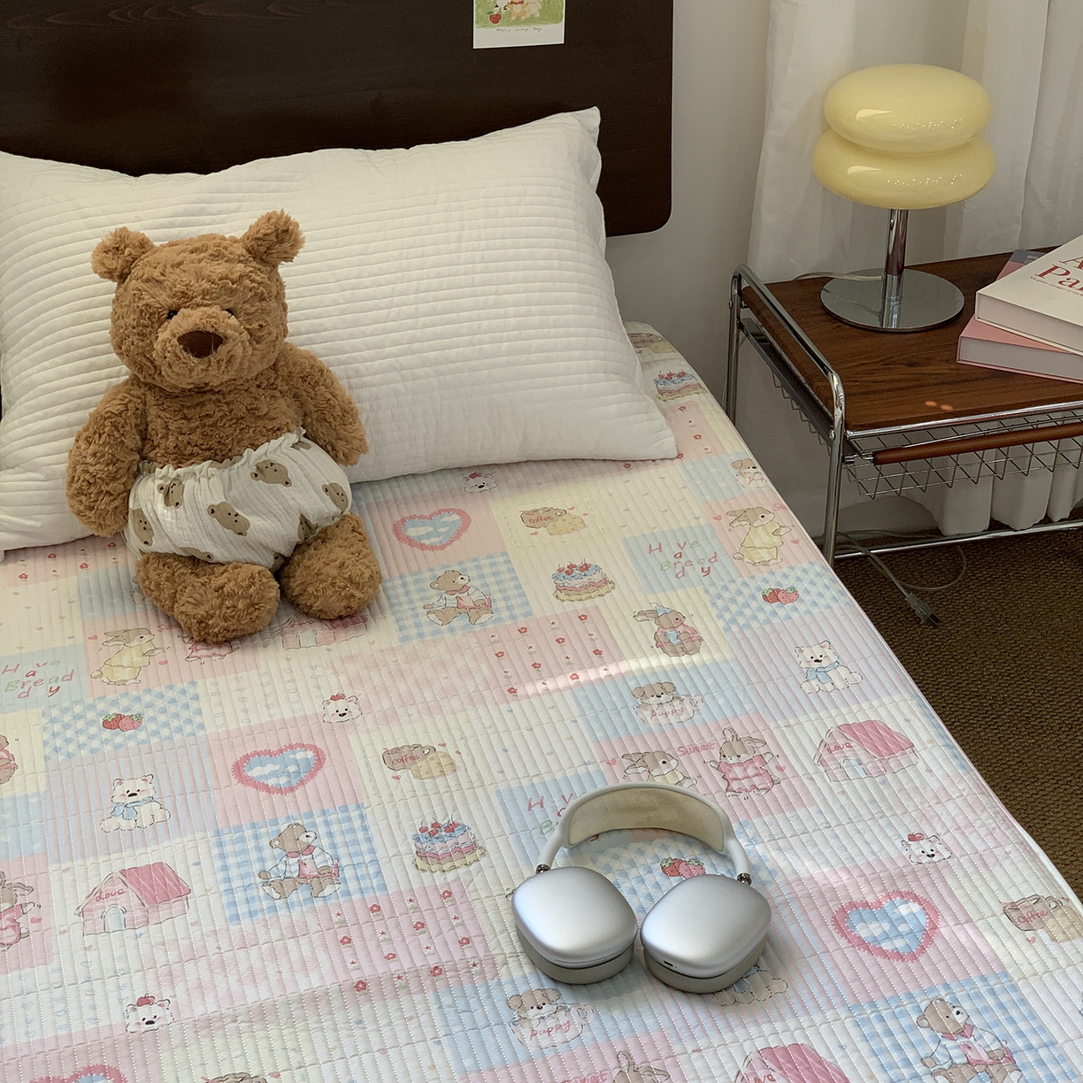 91家纺网 家纺一手货源 找家纺 秘密基地 2025新款全棉单品床笠系列 甜品屋