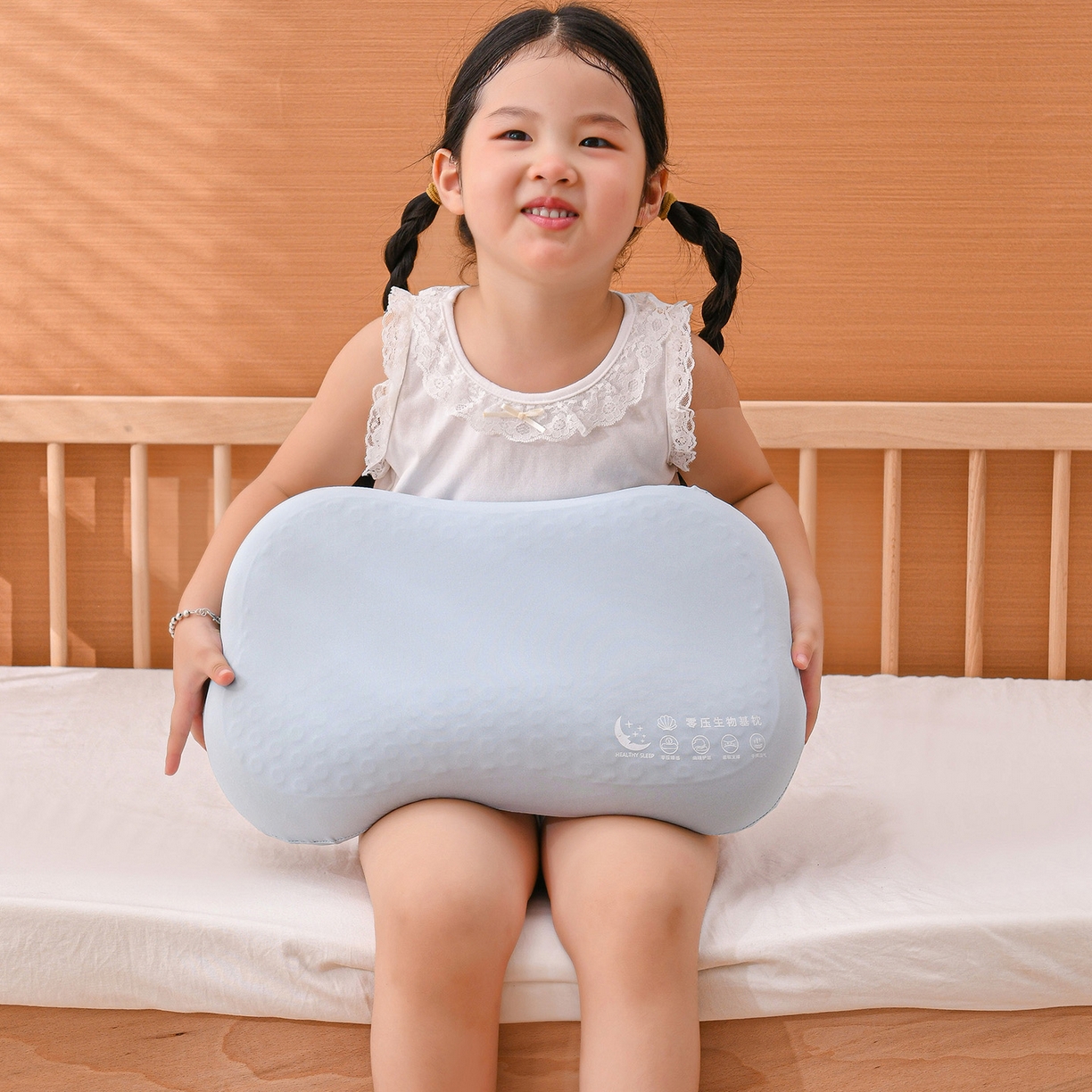 91家纺网 家纺一手货源 找家纺 （总）麦哆乐 2025新款儿童零压护颈凝胶枕