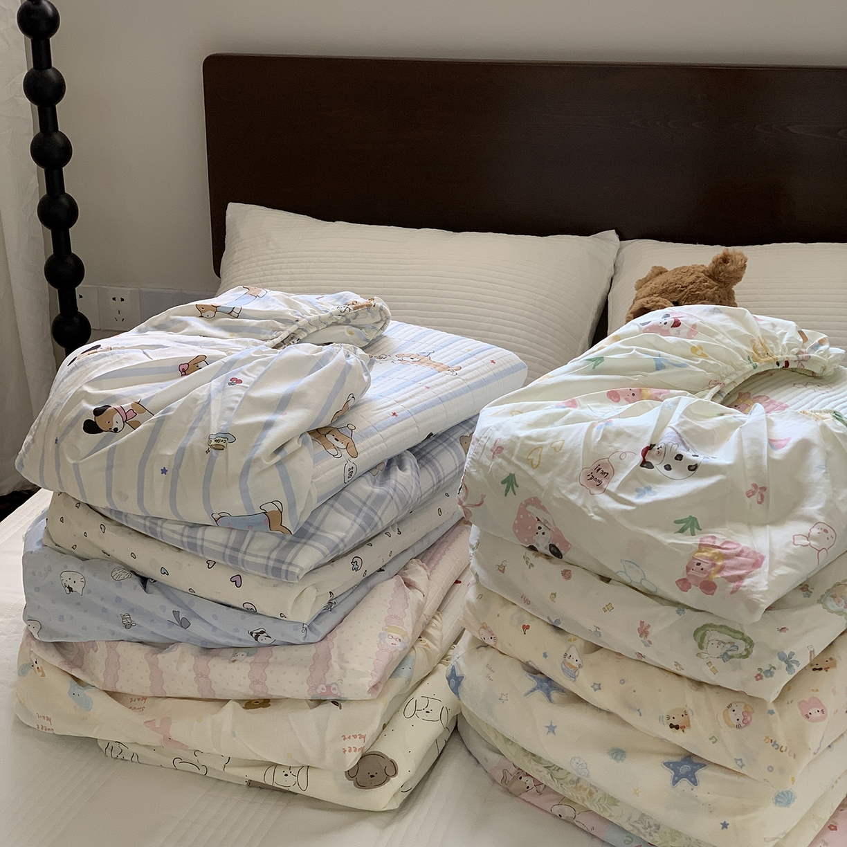 91家纺网 家纺一手货源 找家纺 秘密基地 2025新款全棉单品床笠系列 合集