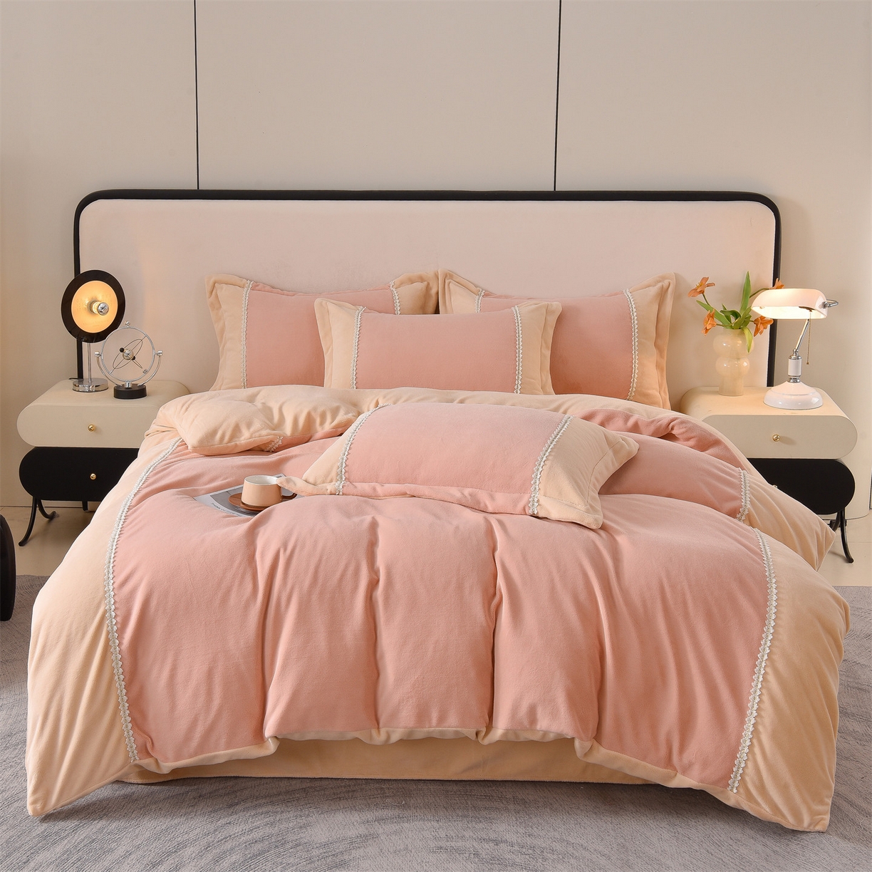 91家纺网 家纺一手货源 找家纺 （总）眷恋家纺 2025年春夏全棉铂金棉13376数码印花四件套