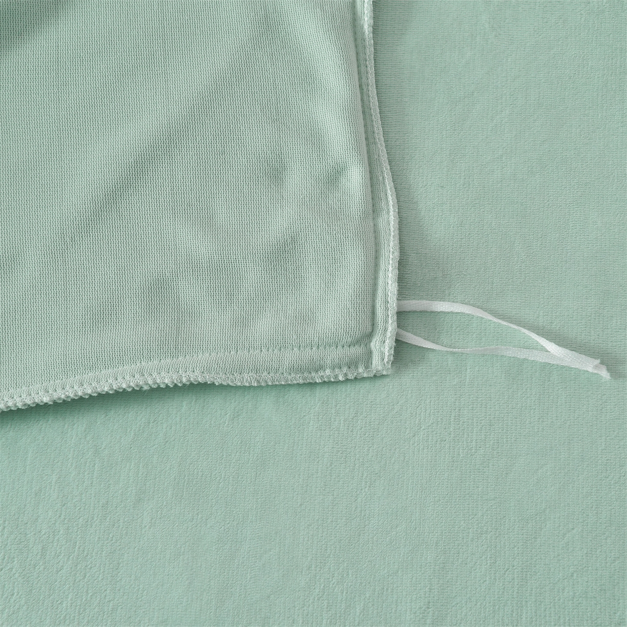 91家纺网 家纺一手货源 找家纺 眷恋家纺 2025新款A类牛奶绒三拼法式花边款四件套-蒂凡妮 蒂凡妮-摩卡绿