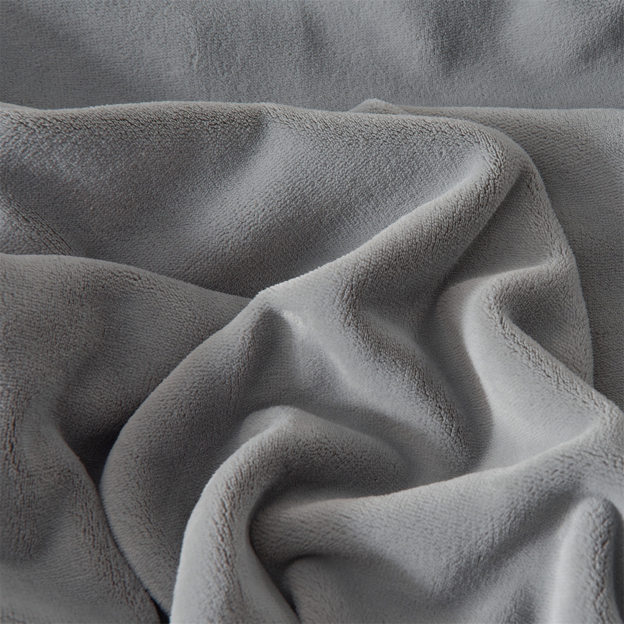 91家纺网 家纺一手货源 找家纺 眷恋家纺 2025新款A类牛奶绒三拼法式花边款四件套-蒂凡妮 蒂凡妮-山灰+中灰