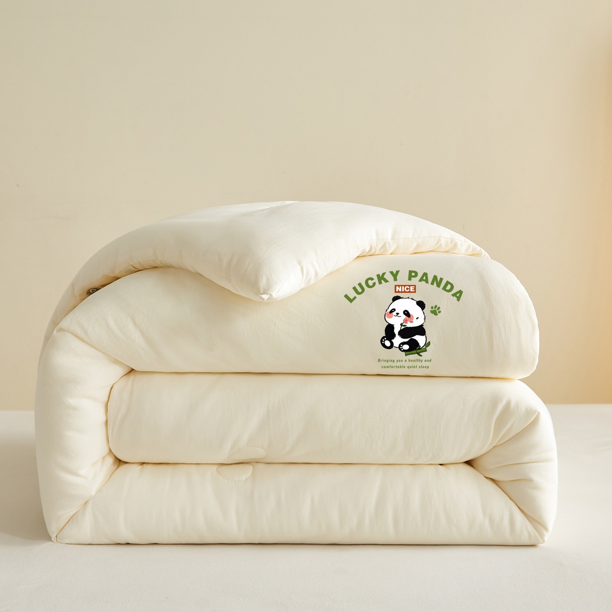 91家纺网 家纺一手货源 找家纺 （总）帕芬鸟家纺 2024新款A类原棉大豆纤维夹棉床垫床笠