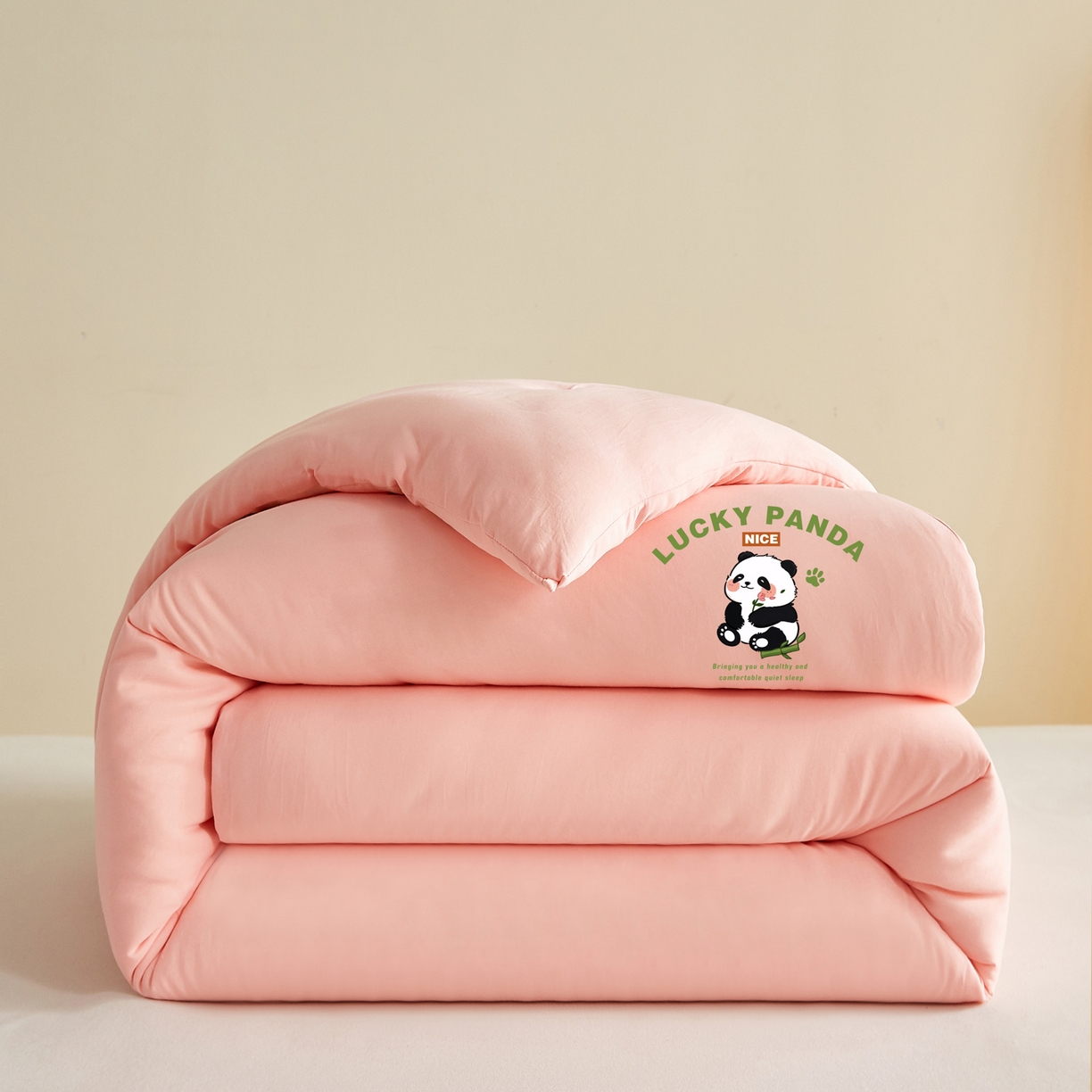 91家纺网 家纺一手货源 找家纺 （总）帕芬鸟家纺 2025新款熊猫糯糯被子被芯