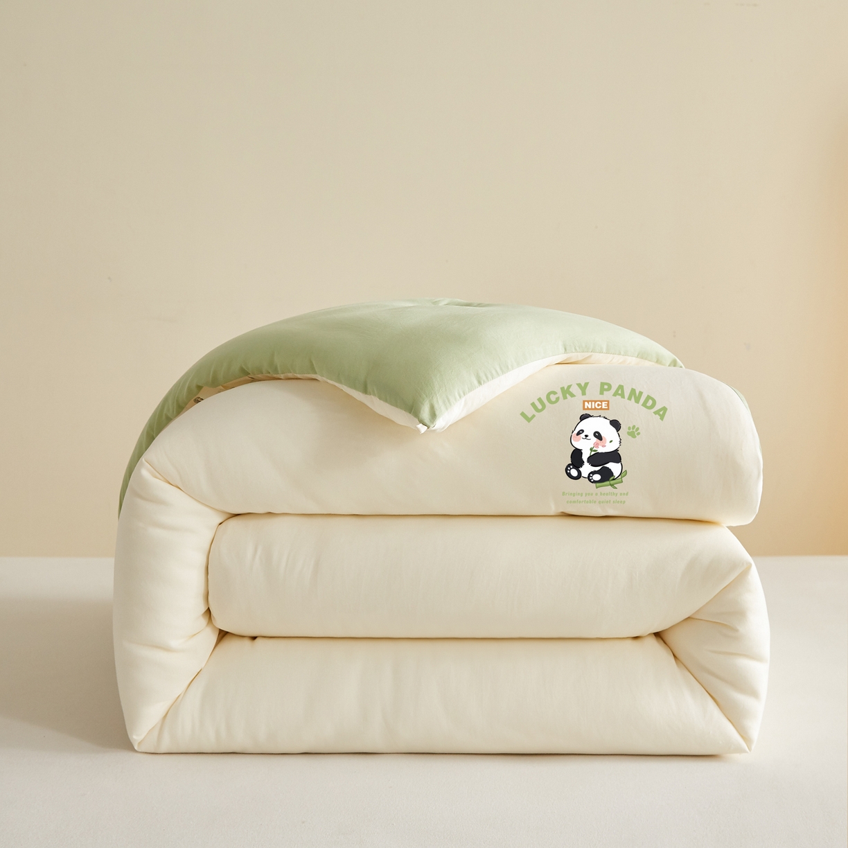 91家纺网 家纺一手货源 找家纺 （总）帕芬鸟家纺 2025新款熊猫糯糯被子被芯