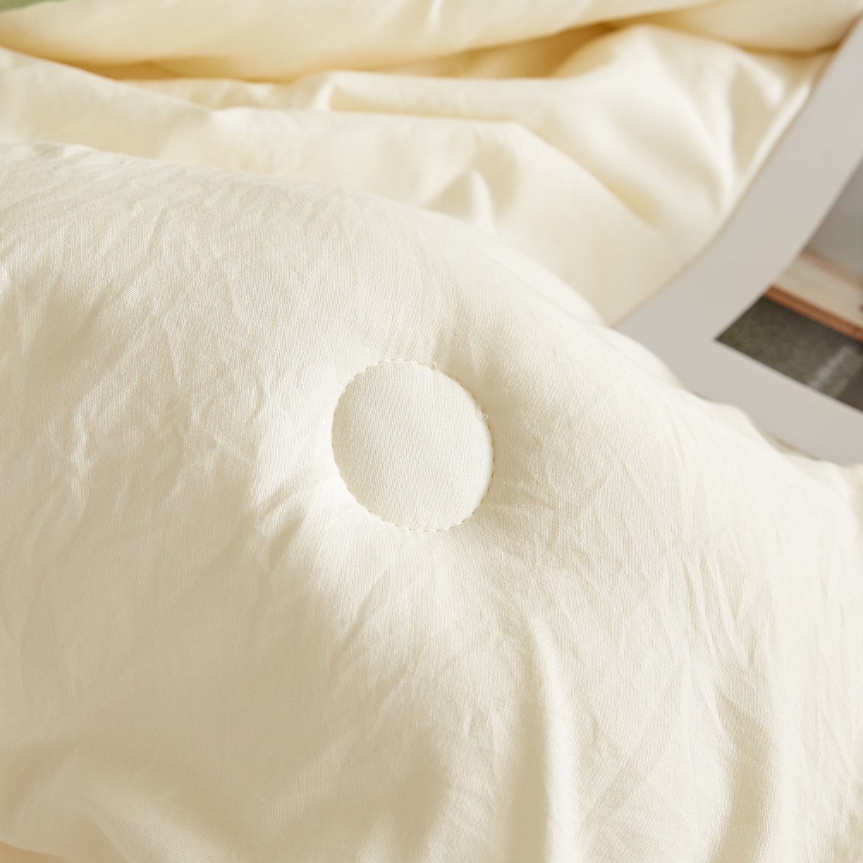 91家纺网 家纺一手货源 找家纺 帕芬鸟家纺 2025新款熊猫糯糯被子被芯 熊猫-米拼绿