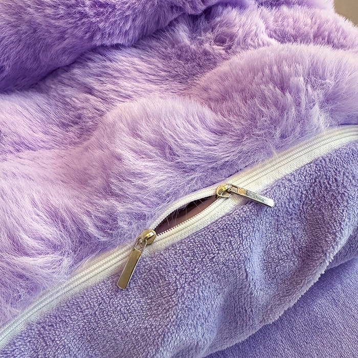 91家纺网 家纺一手货源 找家纺 （总）无瑕家居 2025新款兔兔绒印花四件套