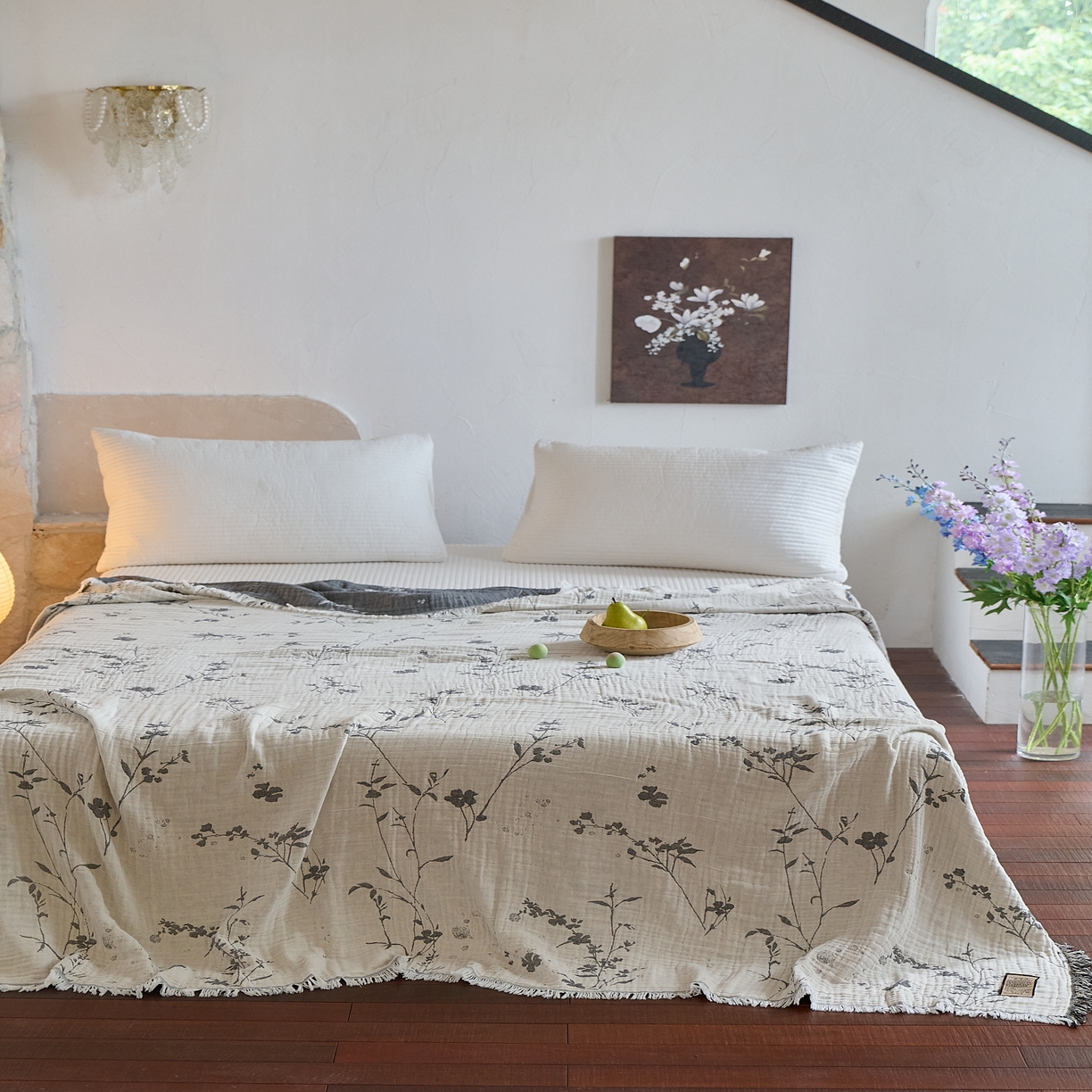 91家纺网 家纺一手货源 找家纺 （总）沐瑟家纺 2025新款四层纱布全棉流苏毯子纱布床盖毛巾被纯棉棉纱夏凉被午睡盖毯