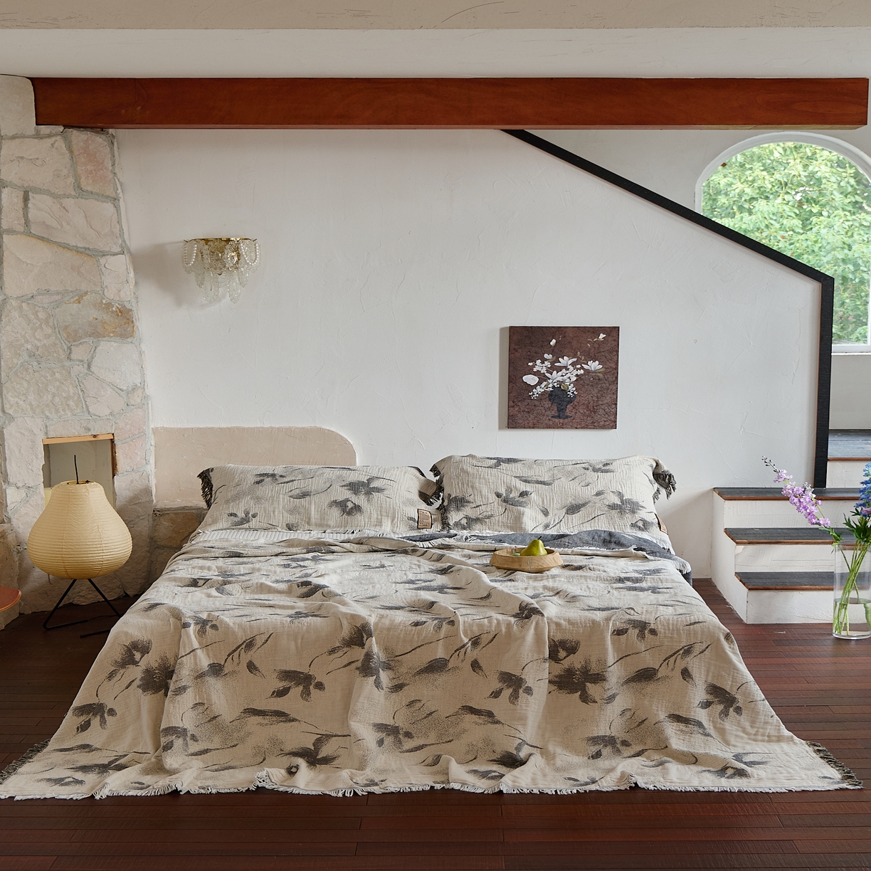 91家纺网 家纺一手货源 找家纺 （总）沐瑟家纺 2025新款四层纱布全棉流苏毯子纱布床盖毛巾被纯棉棉纱夏凉被午睡盖毯