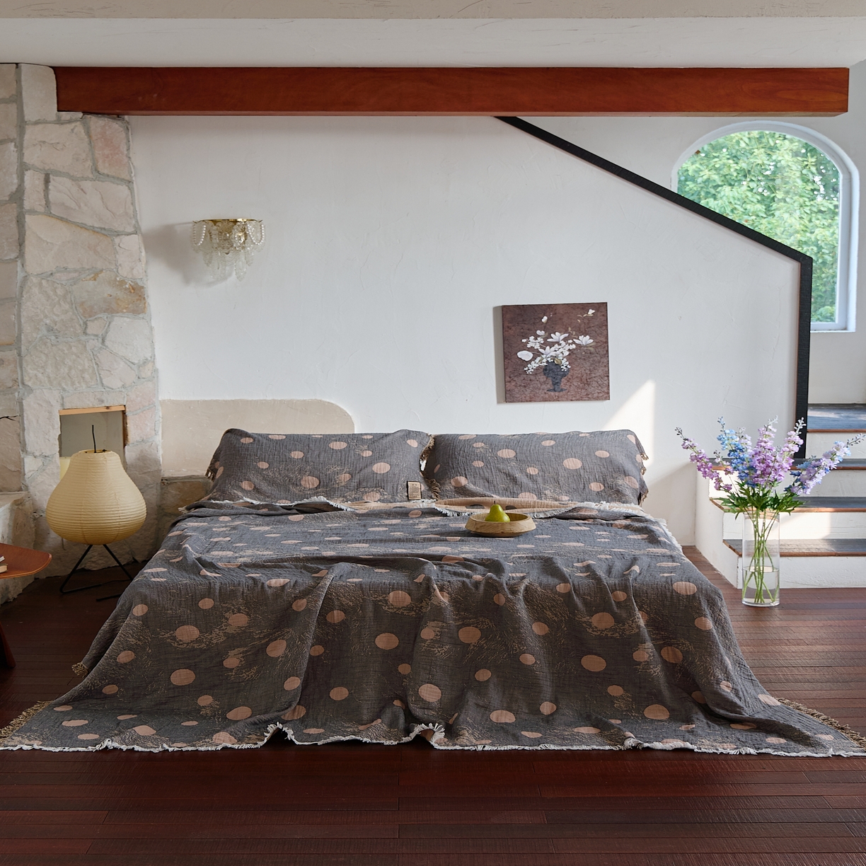 91家纺网 家纺一手货源 找家纺 （总）沐瑟家纺 2025新款四层纱布全棉流苏毯子纱布床盖毛巾被纯棉棉纱夏凉被午睡盖毯