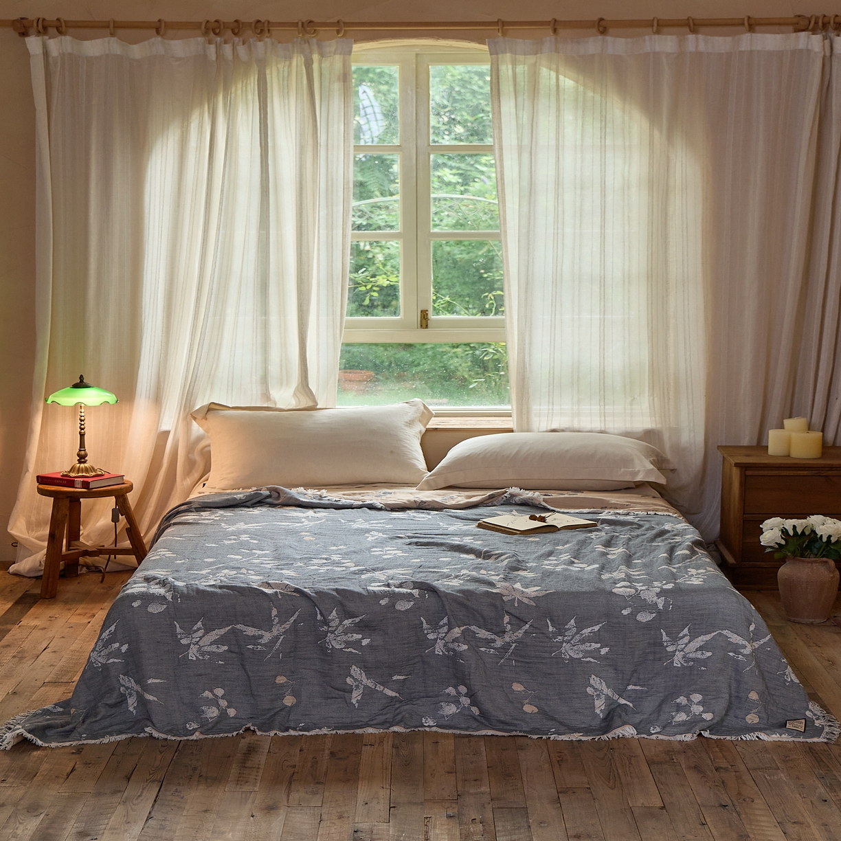 91家纺网 家纺一手货源 找家纺 （总）沐瑟家纺 2025新款四层纱布全棉流苏毯子纱布床盖毛巾被纯棉棉纱夏凉被午睡盖毯