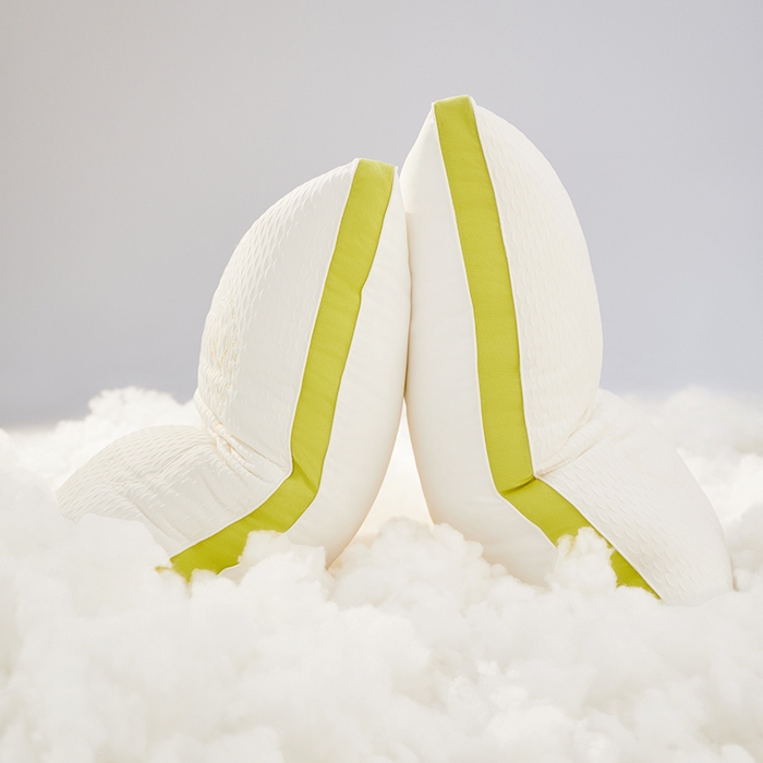 91家纺网 家纺一手货源 找家纺 宇诺家纺 2025新款浮压高弹枕头枕芯 浮压高弹枕900g