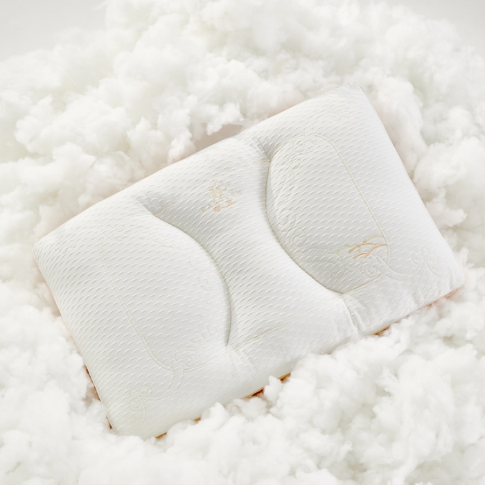 91家纺网 家纺一手货源 找家纺 宇诺家纺 2025新款浮压枕舒眠枕头枕芯 浮压枕舒眠枕800g