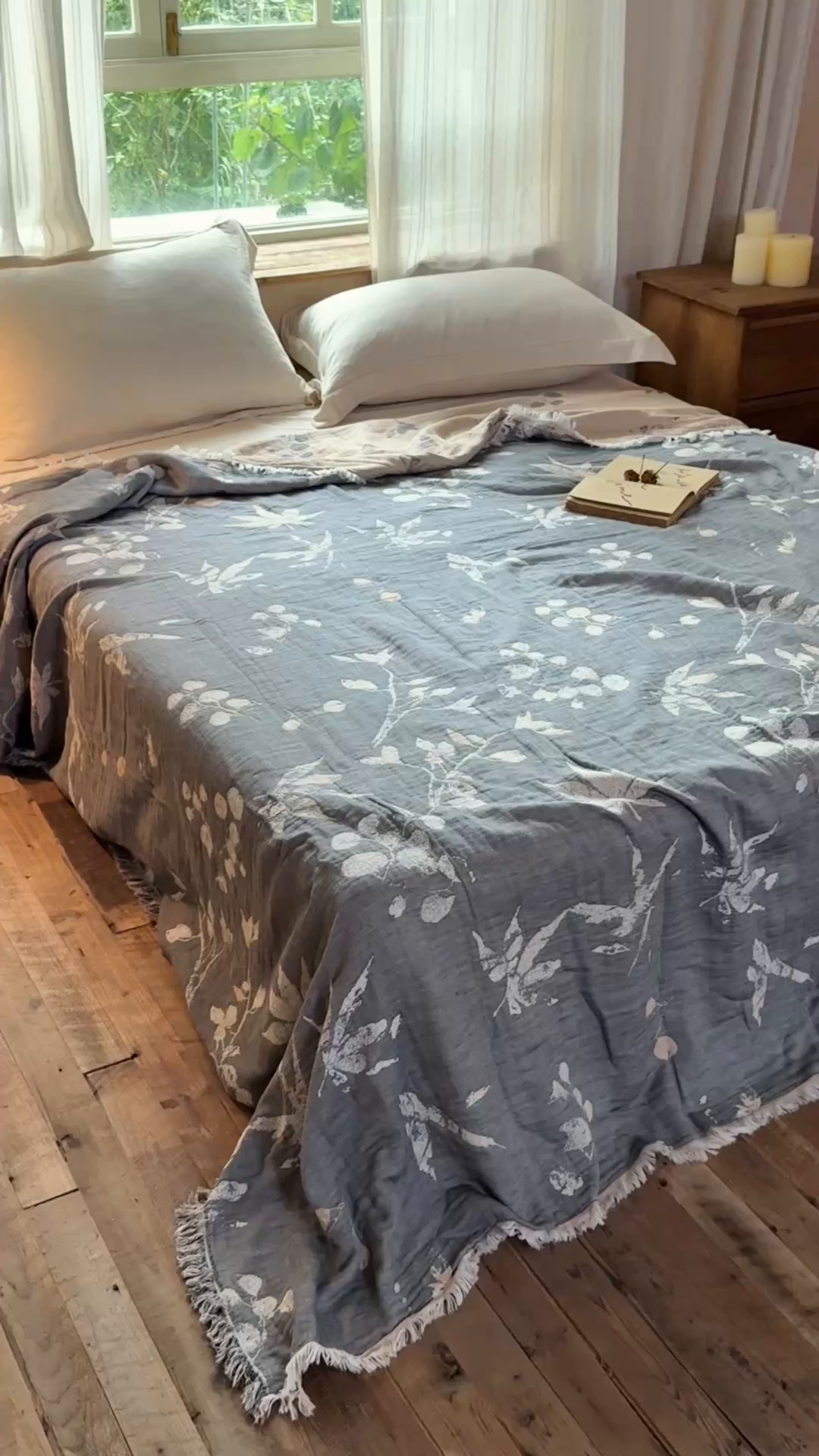 91家纺网 家纺一手货源 找家纺 沐瑟家纺 2025新款四层纱布全棉流苏毯子纱布床盖毛巾被纯棉棉纱夏凉被午睡盖毯 梓棠