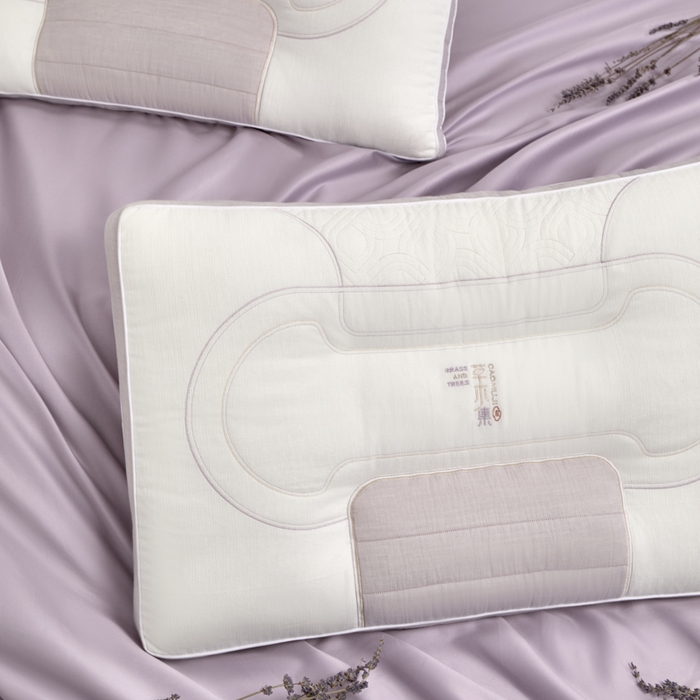 91家纺网 家纺一手货源 找家纺 宇诺家纺 2025新款薰衣草草本集枕头枕芯 薰衣草草本集枕1000g