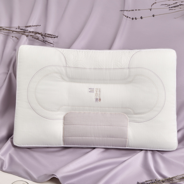 91家纺网 家纺一手货源 找家纺 宇诺家纺 2025新款薰衣草草本集枕头枕芯 薰衣草草本集枕900g