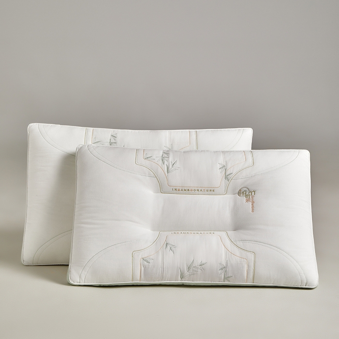 91家纺网 家纺一手货源 找家纺 宇诺家纺 2025新款竹叶亲草药护颈枕头枕芯 竹叶亲草药护颈枕900g