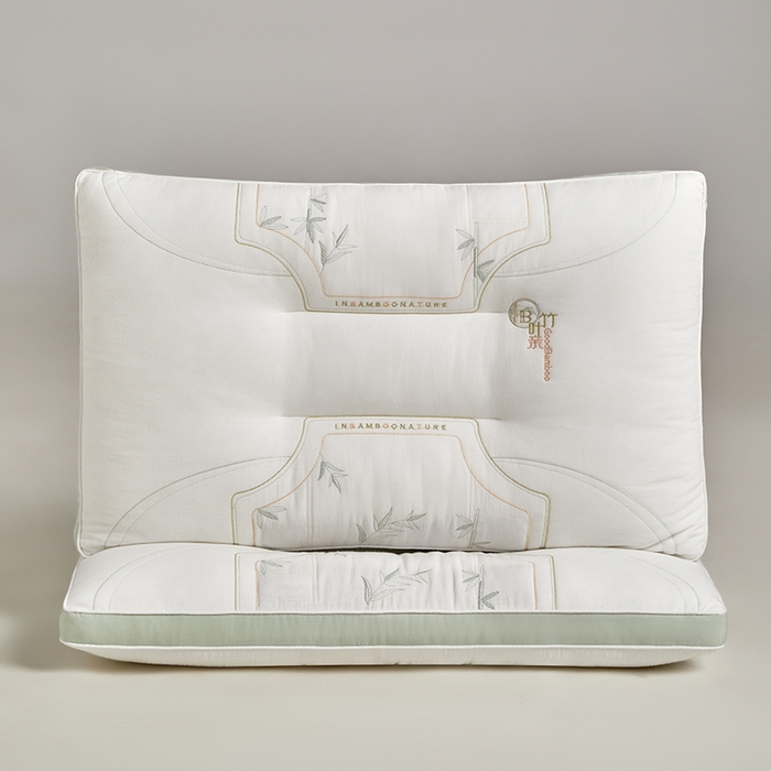 91家纺网 家纺一手货源 找家纺 宇诺家纺 2025新款竹叶亲草药护颈枕头枕芯 竹叶亲草药护颈枕900g