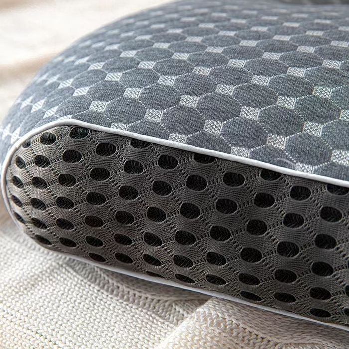 91家纺网 家纺一手货源 找家纺 宇诺家纺 2025新款高克重超柔针织布枕头枕芯 超柔针织布枕900g