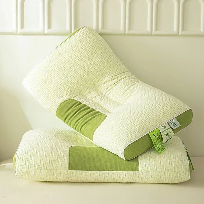 宇诺家纺 2025新款舒适亲肤枕头枕芯 绿色900g