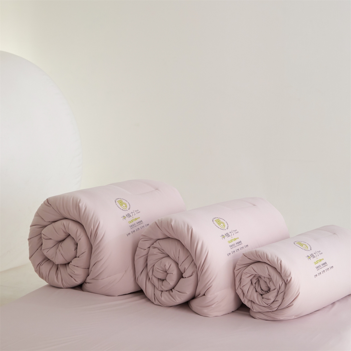 91家纺网 家纺一手货源 找家纺 头等舱 2025新款深睡 零压 软糯 净植力抗菌 防螨 防霉 低致敏 秋冬被（空镜图） 融雾紫