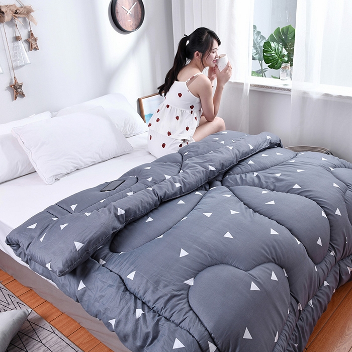 91家纺网 家纺一手货源 找家纺 （总）悦织湾家纺 2025仿棉印花纯色学生被春秋被冬被四季通用被子被芯量多价优整年不断货