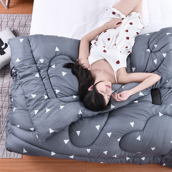 91家纺网 家纺一手货源 找家纺 （总）悦织湾家纺 2025仿棉印花纯色学生被春秋被冬被四季通用被子被芯量多价优整年不断货