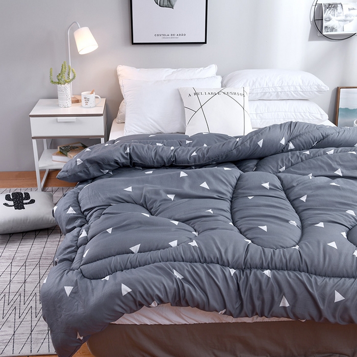 91家纺网 家纺一手货源 找家纺 （总）悦织湾家纺 2025仿棉印花纯色学生被春秋被冬被四季通用被子被芯量多价优整年不断货