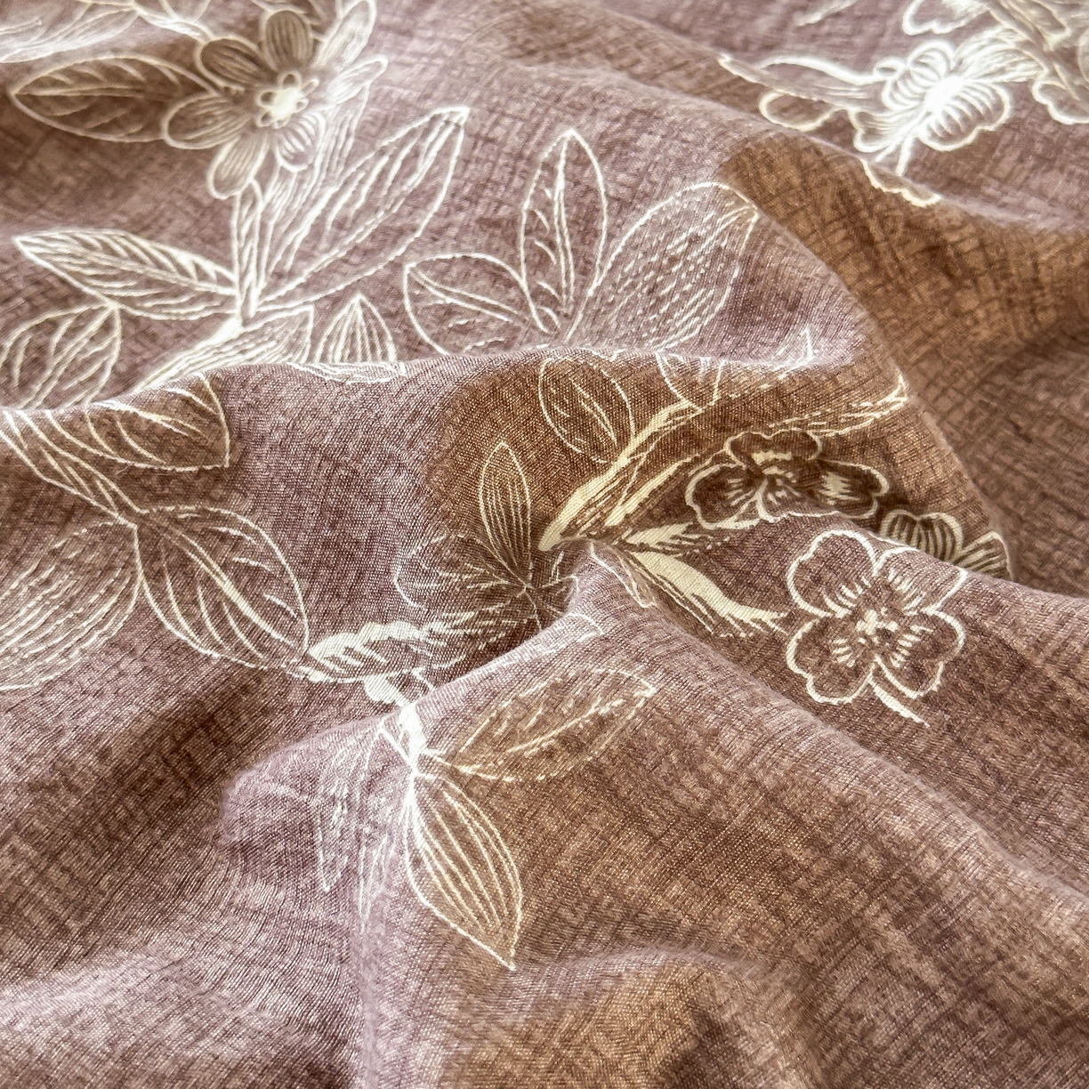 91家纺网 家纺一手货源 找家纺 梦嘉居 2025新款加厚亚麻皱皱纱床笠单床笠枕套床笠单品 云水谣