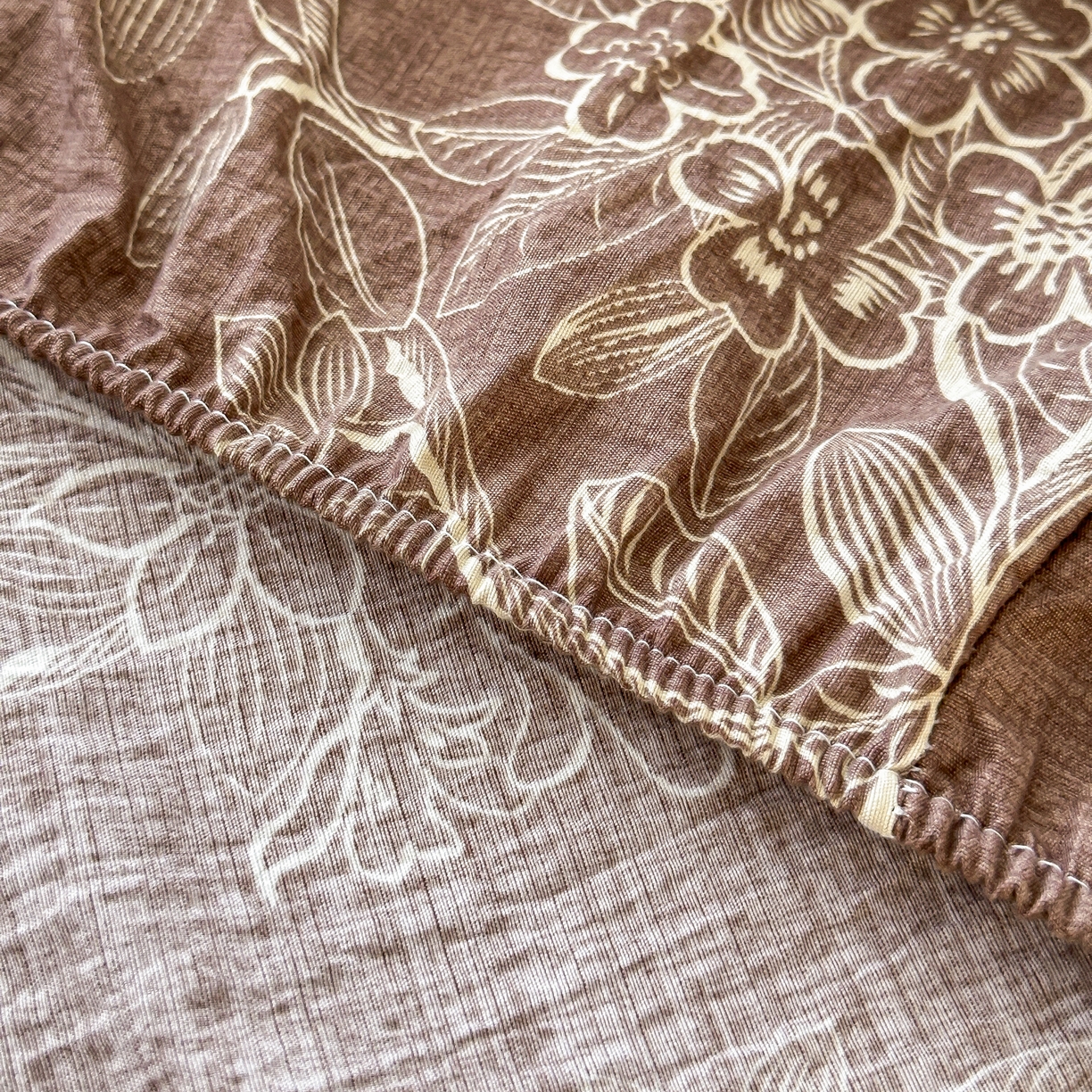 91家纺网 家纺一手货源 找家纺 梦嘉居 2025新款加厚亚麻皱皱纱床笠单床笠枕套床笠单品 云水谣