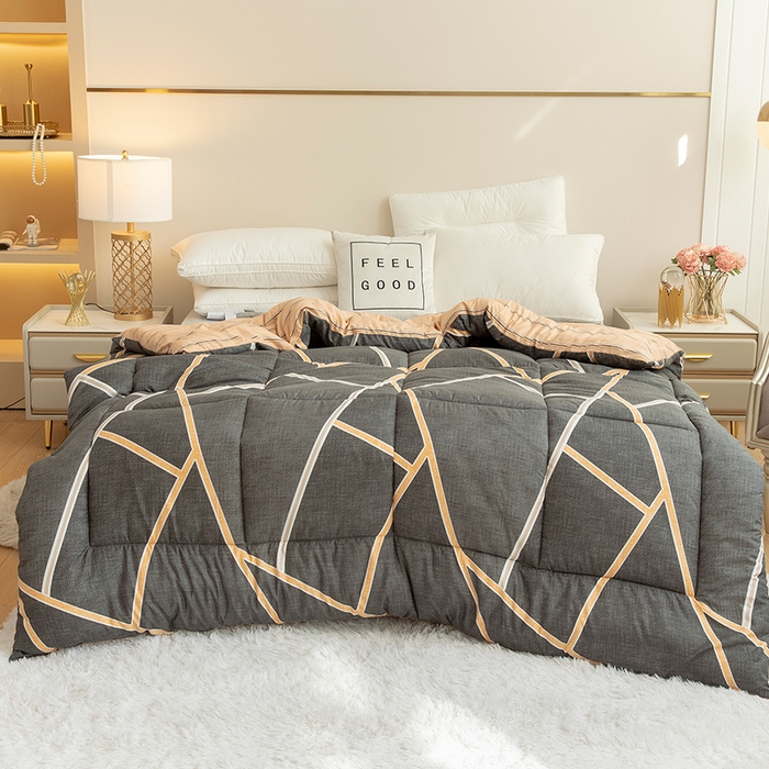 91家纺网 家纺一手货源 找家纺 （总）悦织湾家纺 2025仿棉印花纯色学生被春秋被冬被四季通用被子被芯量多价优整年不断货