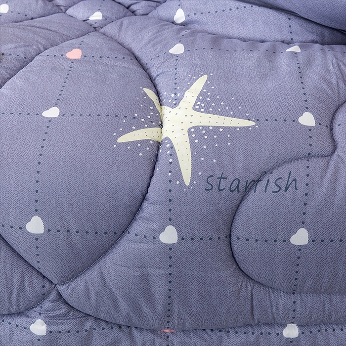 91家纺网 家纺一手货源 找家纺 悦织湾家纺 2025仿棉印花纯色学生被春秋被冬被四季通用被子被芯量多价优整年不断货 海星派对