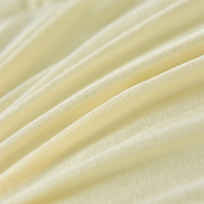 91家纺网 家纺一手货源 找家纺 悦织湾家纺 2025仿棉印花纯色学生被春秋被冬被四季通用被子被芯量多价优整年不断货 米黄