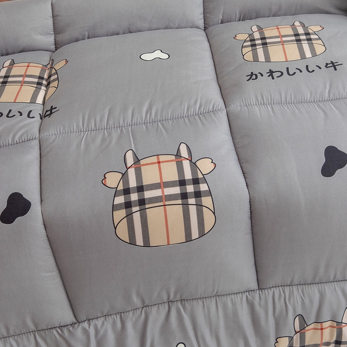 91家纺网 家纺一手货源 找家纺 悦织湾家纺 2025仿棉印花纯色学生被春秋被冬被四季通用被子被芯量多价优整年不断货 牛格