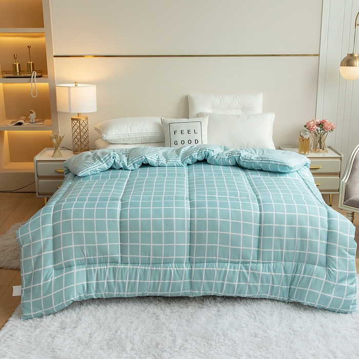 悦织湾家纺 2025仿棉印花纯色学生被春秋被冬被四季通用被子被芯量多价优整年不断货 情调