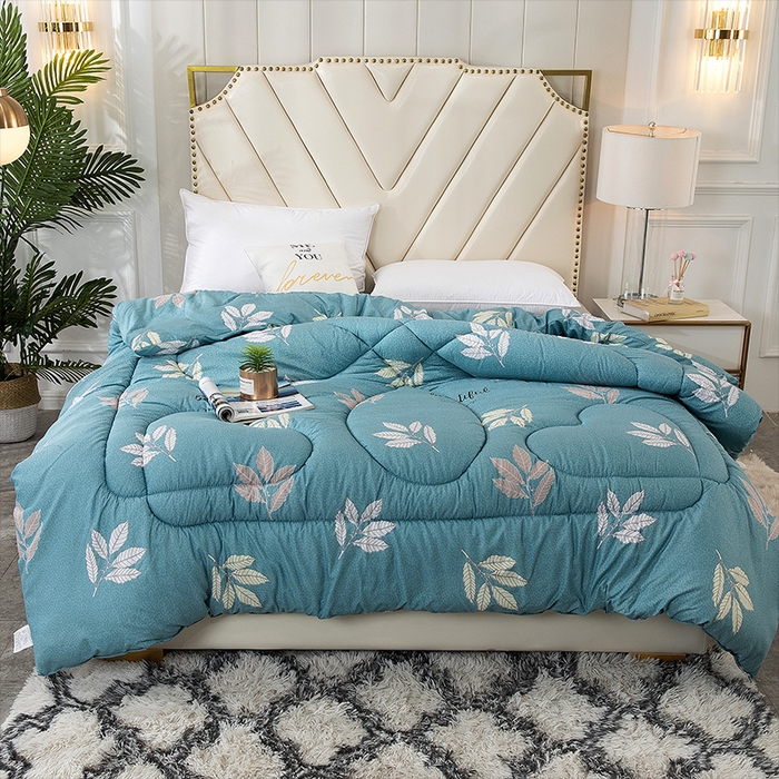 悦织湾家纺 2025仿棉印花纯色学生被春秋被冬被四季通用被子被芯量多价优整年不断货 樱之恋