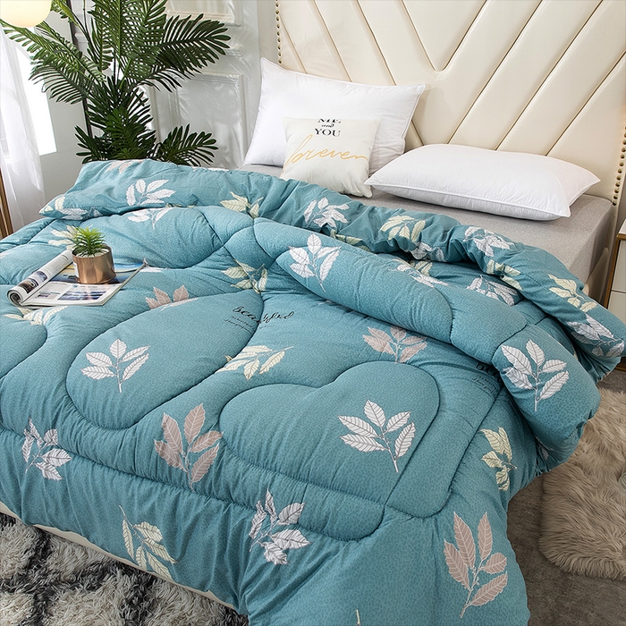 91家纺网 家纺一手货源 找家纺 悦织湾家纺 2025仿棉印花纯色学生被春秋被冬被四季通用被子被芯量多价优整年不断货 樱之恋