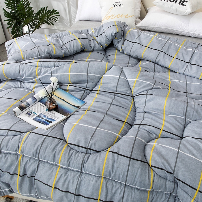 91家纺网 家纺一手货源 找家纺 悦织湾家纺 2025仿棉印花纯色学生被春秋被冬被四季通用被子被芯量多价优整年不断货 真情有约