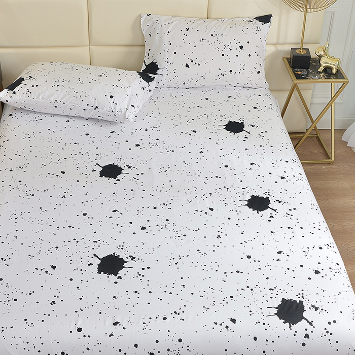 91家纺网 家纺一手货源 找家纺 （总）柏钧家纺 新款外贸跨境电商热销款印花床笠三件套