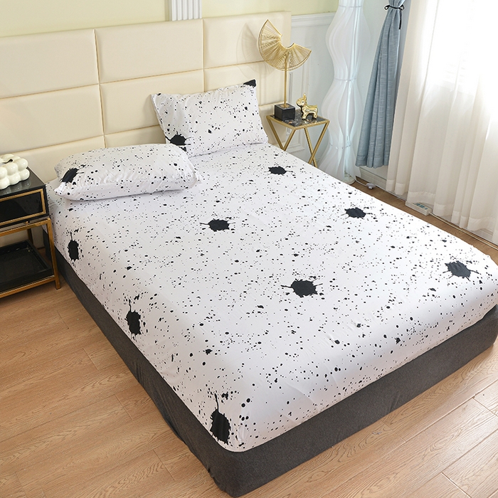 91家纺网 家纺一手货源 找家纺 （总）柏钧家纺 新款外贸跨境电商热销款印花床笠三件套