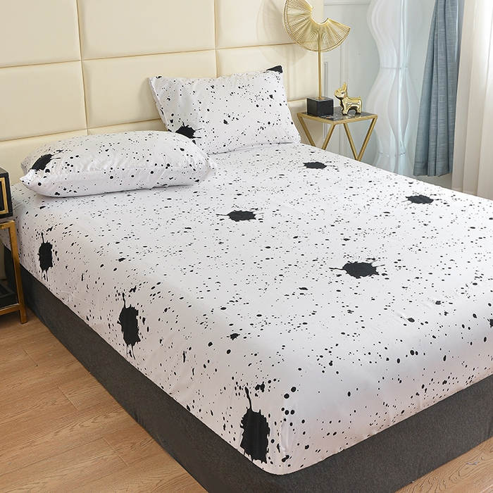 91家纺网 家纺一手货源 找家纺 （总）柏钧家纺 新款外贸跨境电商热销款印花床笠三件套