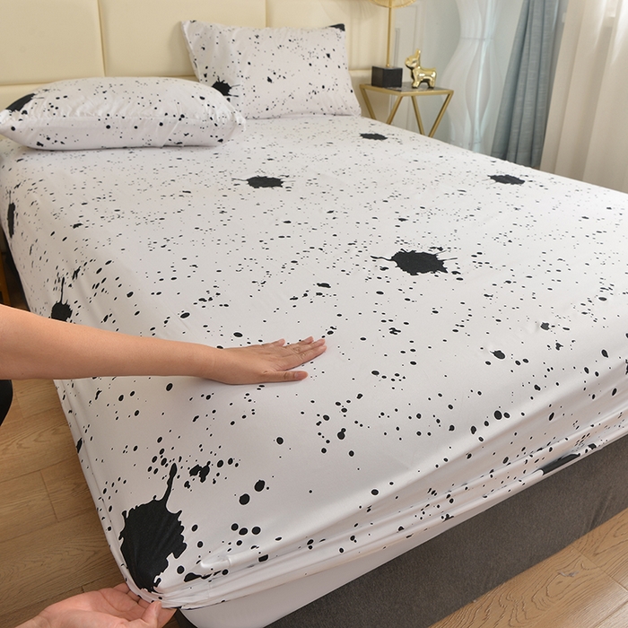 91家纺网 家纺一手货源 找家纺 （总）柏钧家纺 新款外贸跨境电商热销款印花床笠三件套