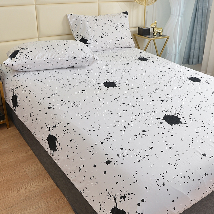 91家纺网 家纺一手货源 找家纺 （总）柏钧家纺 新款外贸跨境电商热销款印花床笠三件套