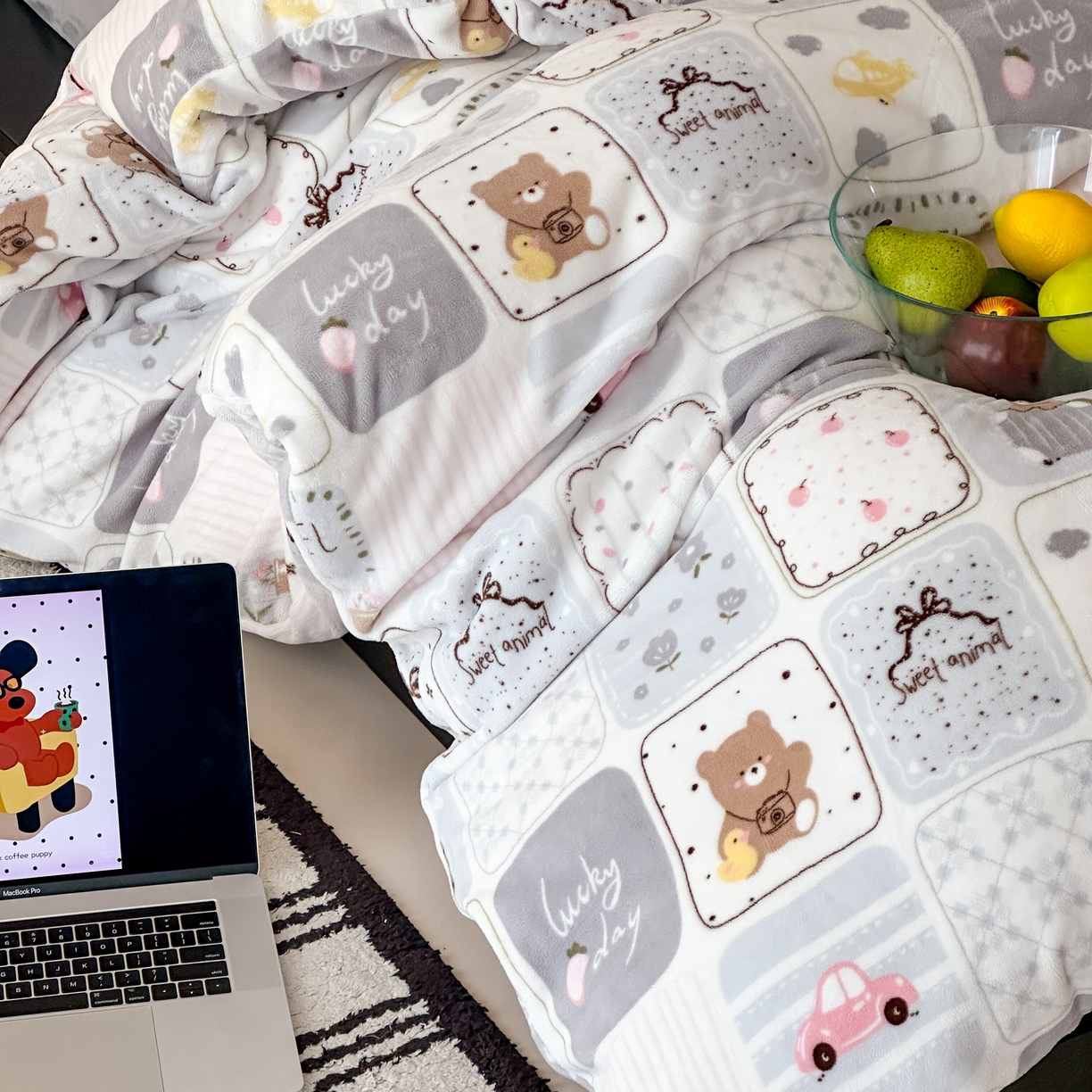 91家纺网 家纺一手货源 找家纺 （总）时光里 2025新款230克全消光印花10色专版花型四件套