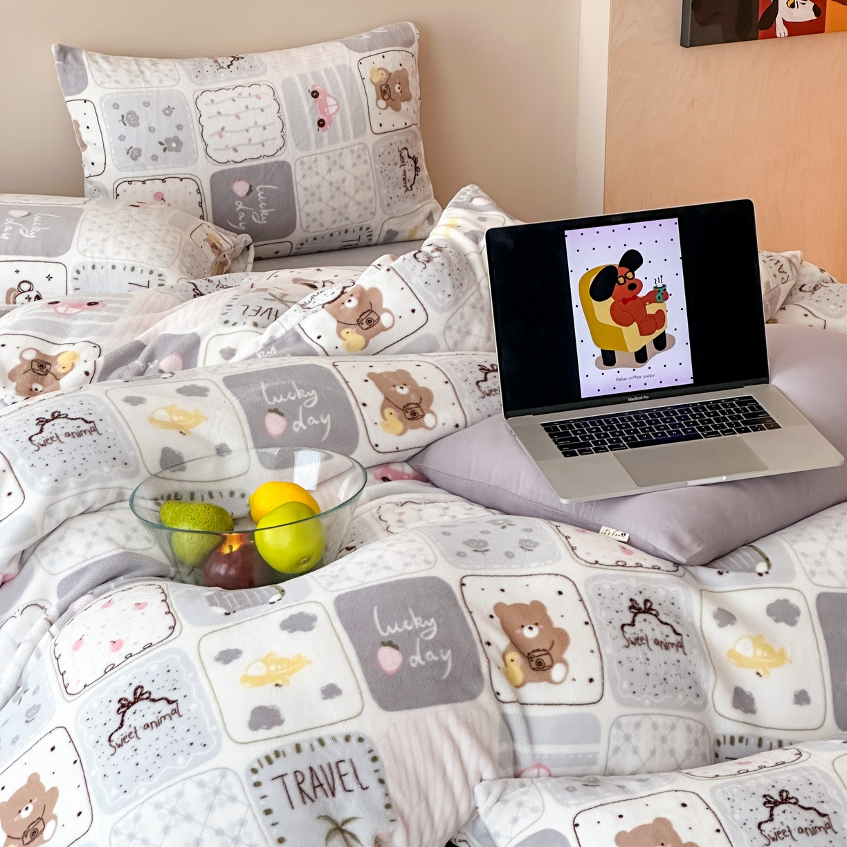 91家纺网 家纺一手货源 找家纺 （总）时光里 2025新款230克全消光印花10色专版花型四件套