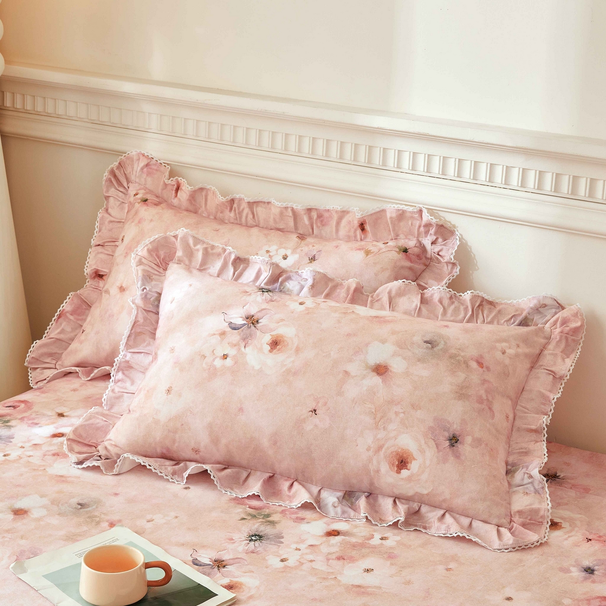 91家纺网 家纺一手货源 找家纺 （总）缦彩 2025新款全棉纯棉磨毛枕套单枕套枕套单件