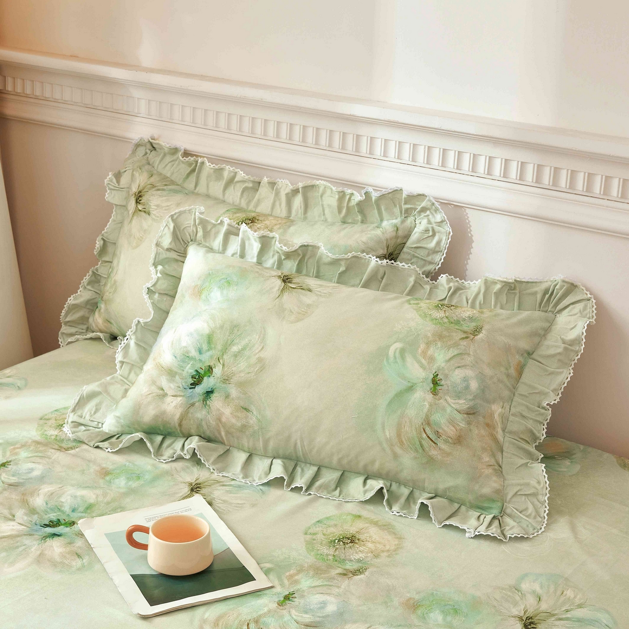 91家纺网 家纺一手货源 找家纺 （总）缦彩 2025新款全棉纯棉磨毛枕套单枕套枕套单件