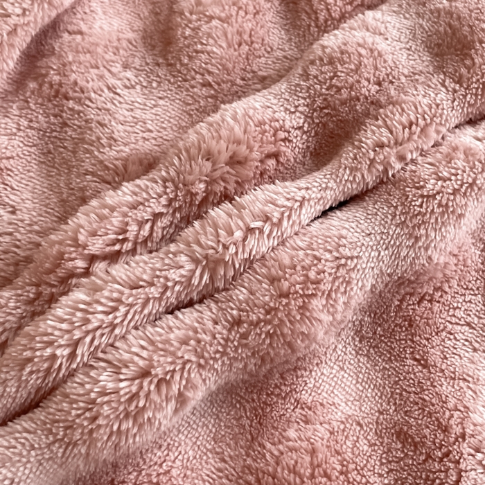 91家纺网 家纺一手货源 找家纺 云玲时尚 2025新款高克重泡泡牛奶绒单被套-泡芙 泡芙-粉灰