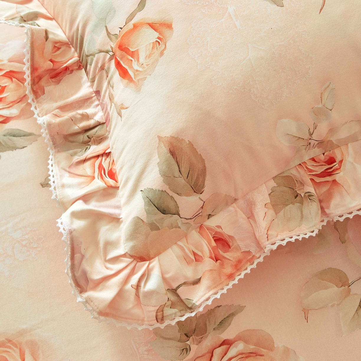 91家纺网 家纺一手货源 找家纺 缦彩 2025新款全棉纯棉磨毛枕套单枕套枕套单件 圣托里尼玉色